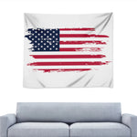 Grunge Flag Of USA Print Tapestry