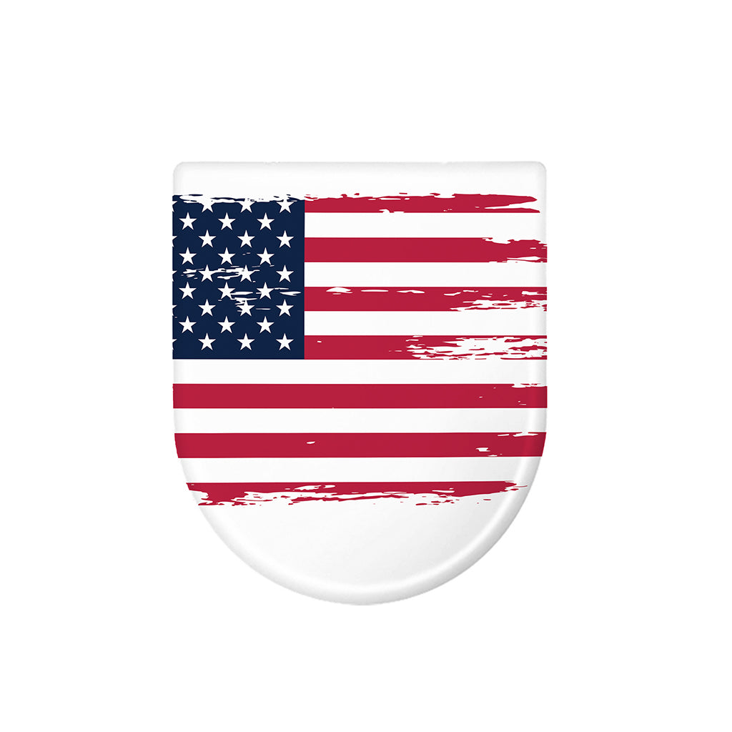 Grunge Flag Of USA Print Toilet Lid Cover