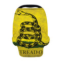 Grunge Gadsden Flag Print Baby Seat Cover