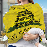 Grunge Gadsden Flag Print Baby Seat Cover