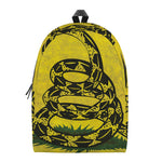 Grunge Gadsden Flag Print Backpack