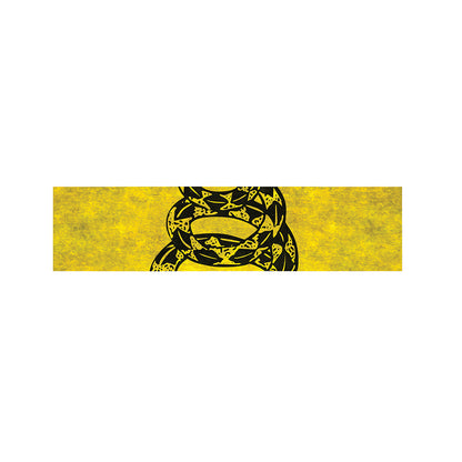 Grunge Gadsden Flag Print Bed Runner