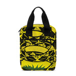 Grunge Gadsden Flag Print Bible Tote Bag