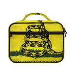 Grunge Gadsden Flag Print Briefcase Bible Bag