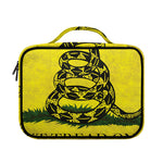 Grunge Gadsden Flag Print Briefcase Bible Bag