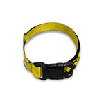 Grunge Gadsden Flag Print Dog Collar