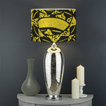 Grunge Gadsden Flag Print Drum Lamp Shade