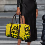 Grunge Gadsden Flag Print Duffle Bag