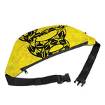 Grunge Gadsden Flag Print Fanny Pack