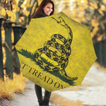 Grunge Gadsden Flag Print Foldable Umbrella