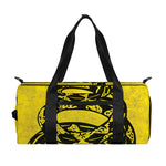 Grunge Gadsden Flag Print Gym Bag