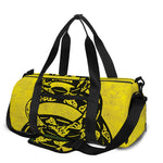 Grunge Gadsden Flag Print Gym Bag