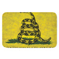 Grunge Gadsden Flag Print Indoor Door Mat