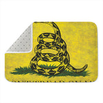 Grunge Gadsden Flag Print Indoor Door Mat