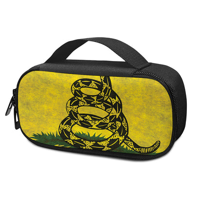 Grunge Gadsden Flag Print Insulin Cooler Travel Case