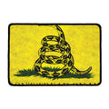 Grunge Gadsden Flag Print Kitchen Mat