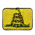 Grunge Gadsden Flag Print Laptop Sleeve