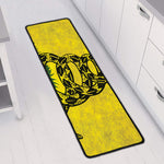 Grunge Gadsden Flag Print Long Kitchen Mat