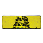 Grunge Gadsden Flag Print Long Kitchen Mat