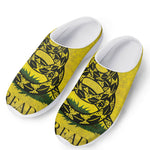 Grunge Gadsden Flag Print Mesh Casual Shoes