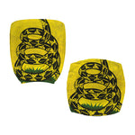 Grunge Gadsden Flag Print Office Chair Cover