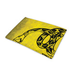 Grunge Gadsden Flag Print Pet Cooling Mat Cover