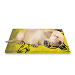 Grunge Gadsden Flag Print Pet Cooling Mat Cover