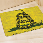 Grunge Gadsden Flag Print Polyester Doormat