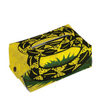 Grunge Gadsden Flag Print Rectangle Tissue Box Cover
