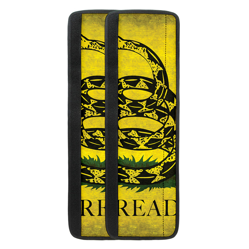 Grunge Gadsden Flag Print Refrigerator Handle Covers