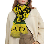 Grunge Gadsden Flag Print Scarf