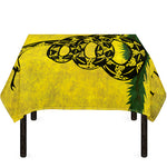 Grunge Gadsden Flag Print Tablecloth