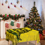 Grunge Gadsden Flag Print Tablecloth