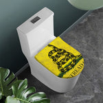 Grunge Gadsden Flag Print Toilet Lid Cover