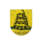 Grunge Gadsden Flag Print Toilet Lid Cover
