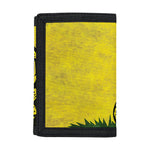 Grunge Gadsden Flag Print Trifold Wallet