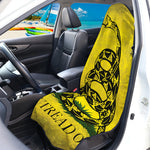 Grunge Gadsden Flag Print Waterproof Car Seat Cover