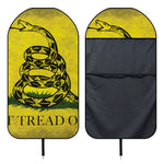 Grunge Gadsden Flag Print Waterproof Car Seat Cover