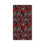 Grunge Graffiti Pattern Print Baby Crib Sheet