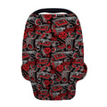 Grunge Graffiti Pattern Print Baby Seat Cover