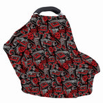 Grunge Graffiti Pattern Print Baby Seat Cover