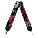 Grunge Graffiti Pattern Print Bag Strap