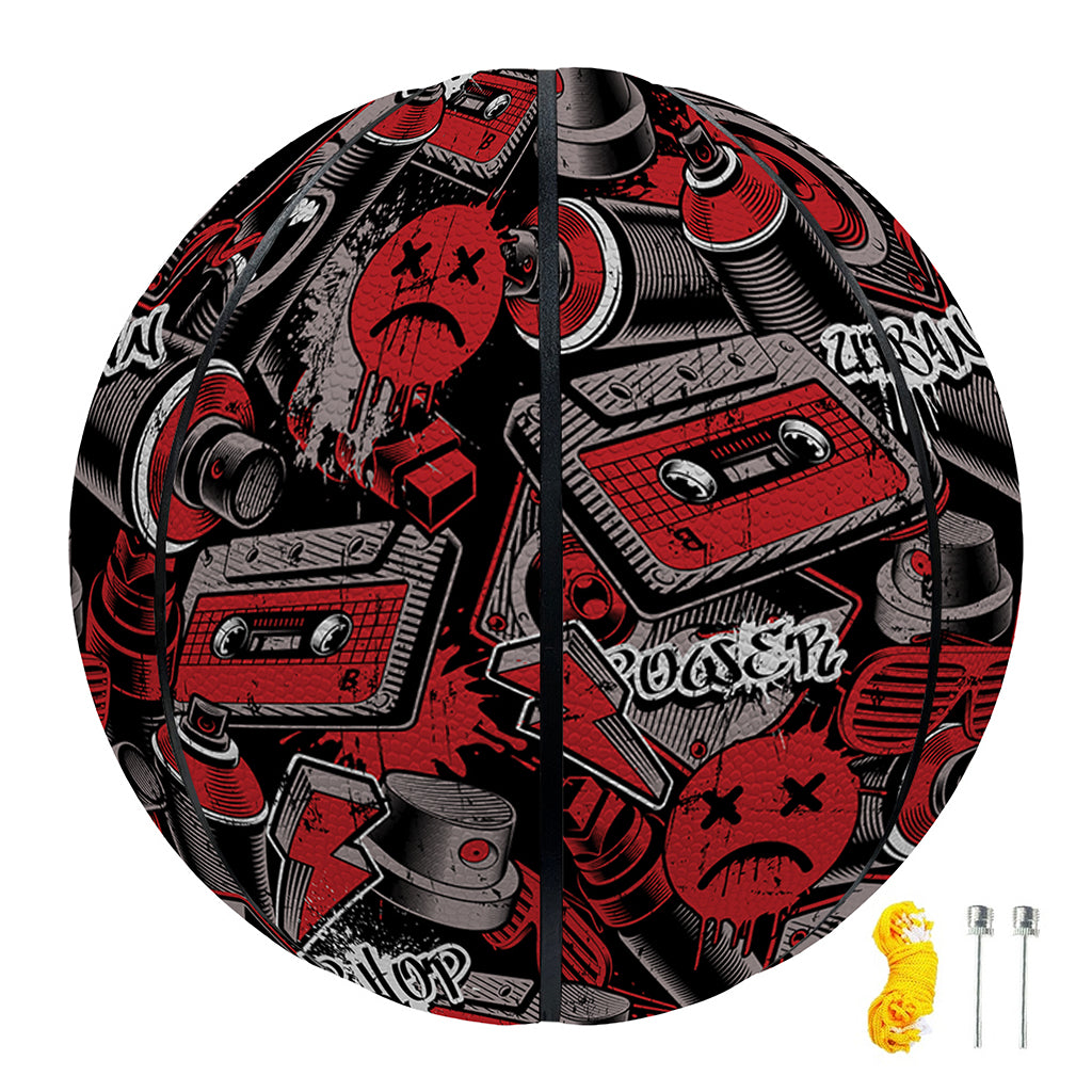 Grunge Graffiti Pattern Print Basketball