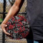 Grunge Graffiti Pattern Print Basketball