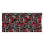 Grunge Graffiti Pattern Print Beach Towel