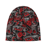Grunge Graffiti Pattern Print Beanie