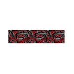 Grunge Graffiti Pattern Print Bed Runner