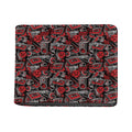 Grunge Graffiti Pattern Print Bifold Wallet