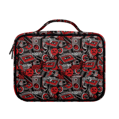 Grunge Graffiti Pattern Print Briefcase Bible Bag