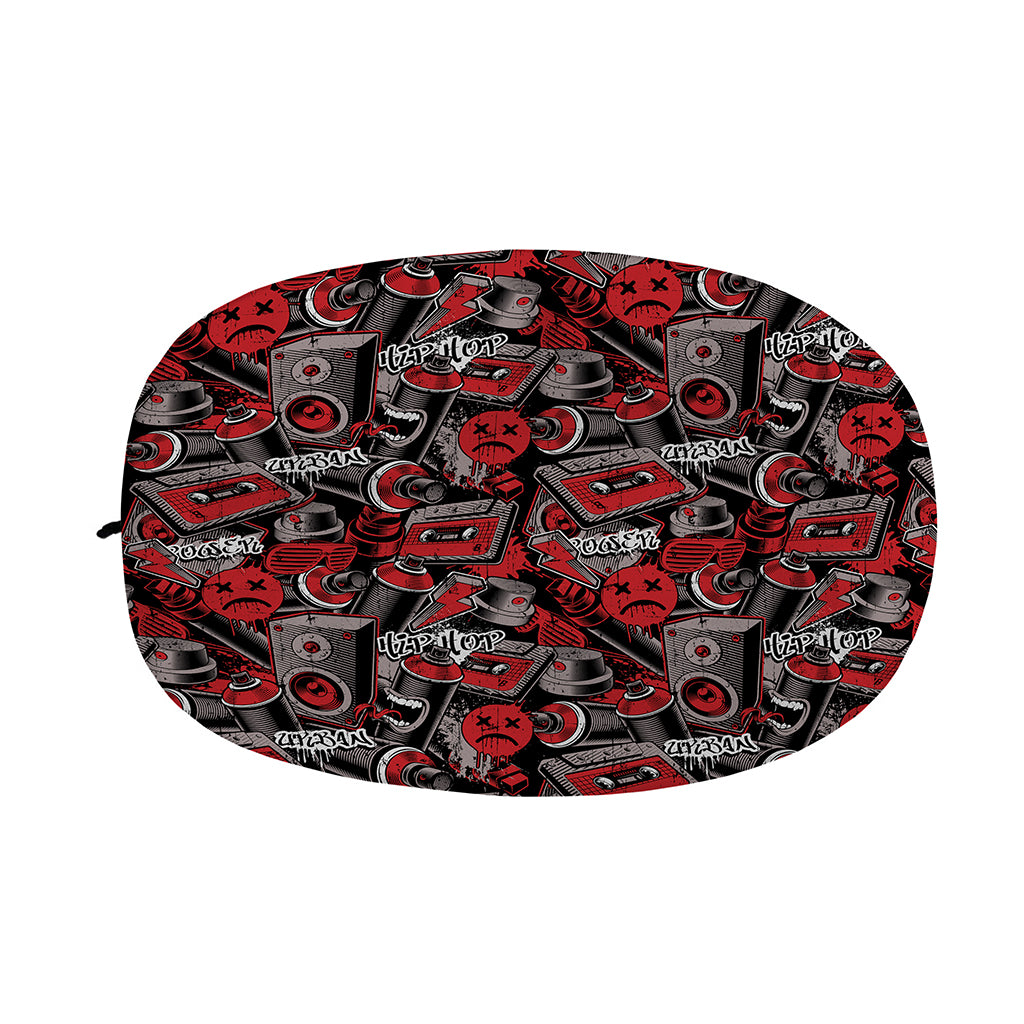 Grunge Graffiti Pattern Print Car Side Mirror Covers